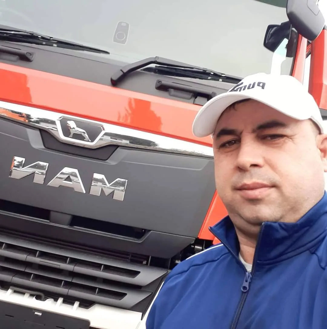 Doru, șoferul român de TIR găsit în comă în Germania. Sursă foto: Facebook.